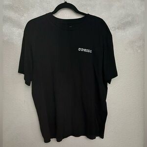 O'Neill Graphic Crewneck T-shirt Black Mens XL Short Sleeve Wave Logo Design